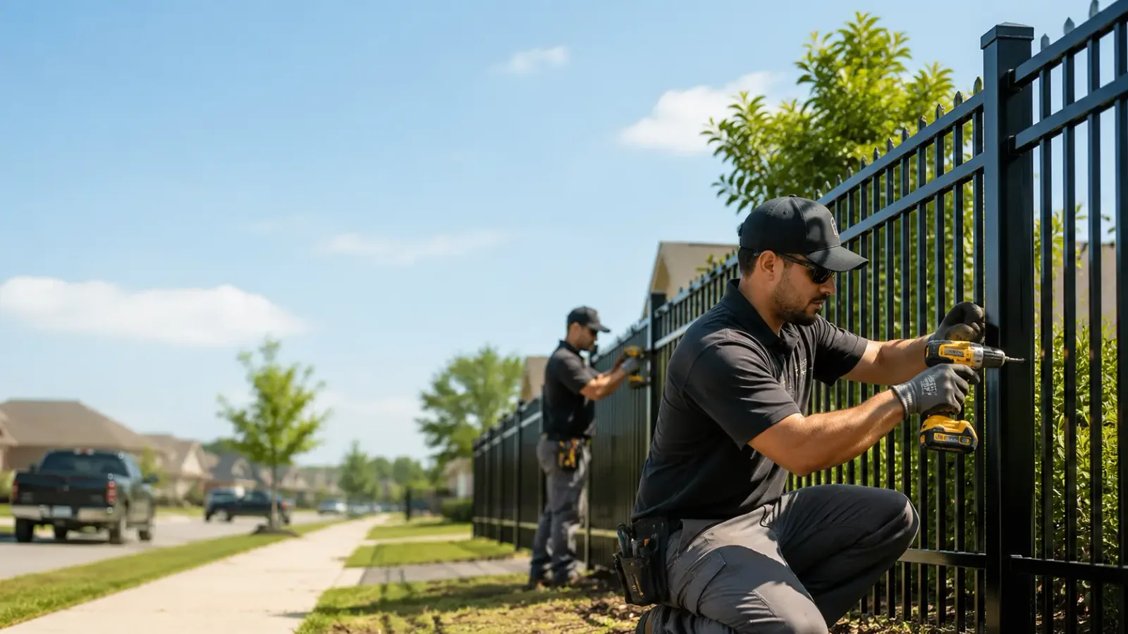 Metal Fence Installation in Springville, NY